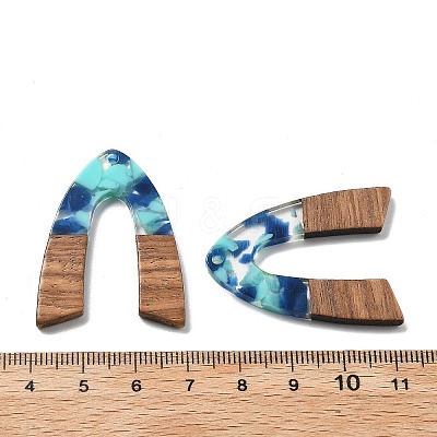 Resin and Walnut Pendants FIND-R051-11A-1