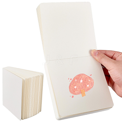 Square Watercolor Sketchbook AJEW-WH20195-49C-1