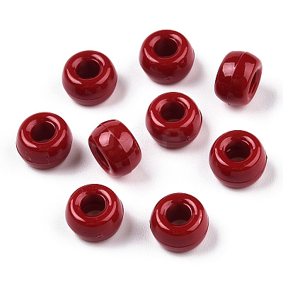 Opaque Plastic Beads KY-T025-01-F09-1