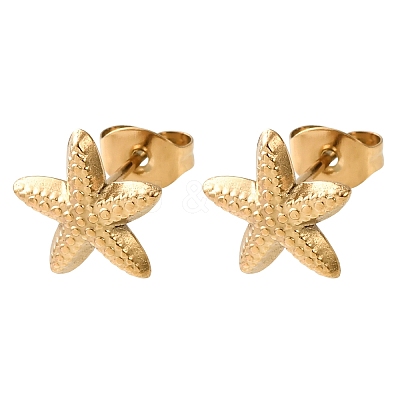 304 Stainless Steel Stud Earrings SA-CBA4160-26G-1