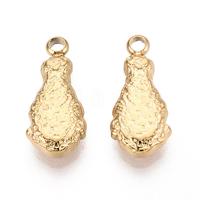 304 Stainless Steel Pendants STAS-T067-76G-1