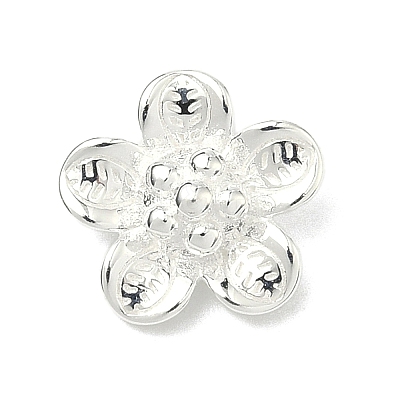 925 Sterling Silver Flower Charms STER-H119-02S-1