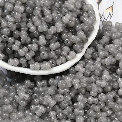Transparent Colours Glass Seed Beads SEED-R001-01L-1