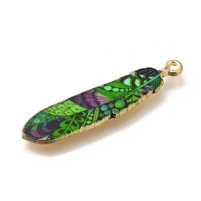 Alloy Enamel Pendants FIND-G078-34G-05-1