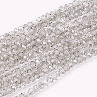 Transparent Glass Beads Strands GLAA-F076-B04-1