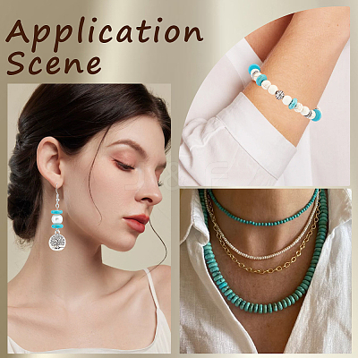 1 Strand Natural Howlite Beads Strands TURQ-SC0001-24-1