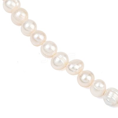 Natural Freshwater Pearl Necklaces NJEW-JN02515-1