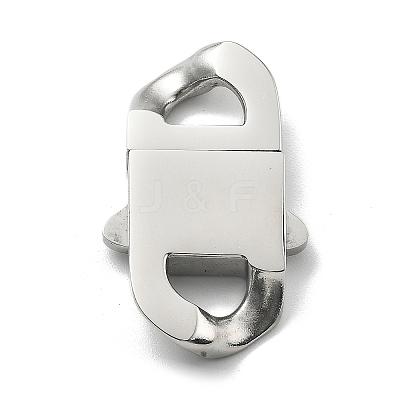 304 Stainless Steel Bayonet Clasps STAS-B082-01F-P-1