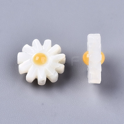 Natural White Shell Mother of Pearl Shell Beads SHEL-S266-13A-1