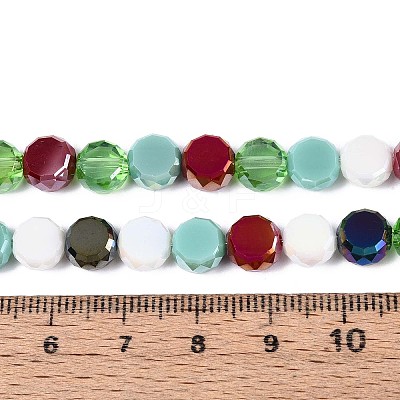 Electroplate Glass Beads Strands EGLA-N022-03A-A05-1