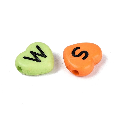 Opaque Acrylic Enamel Beads SACR-Q001-16A-A01-1