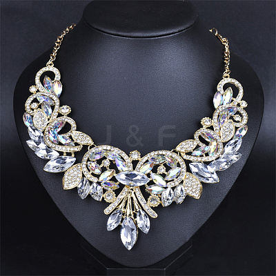 Pointed Back Glass Rhinestone Cabochons RGLA-OC0001-08C-1