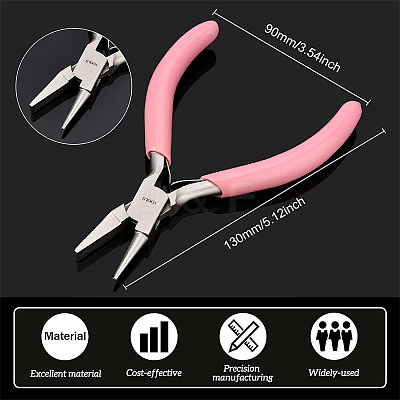 45# Carbon Steel Round Concave Pliers PT-BC0001-61-1