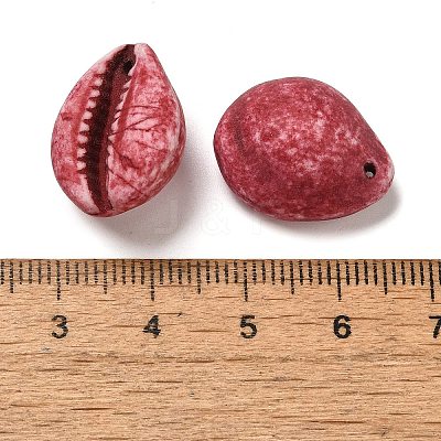 Opaque Imitation Shell Acrylic Pendants OACR-M018-01B-1