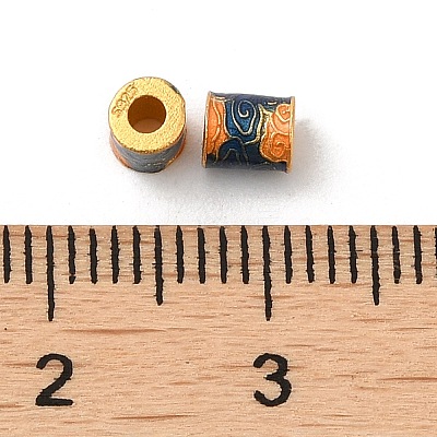 Matte Gold Color 925 Sterling Silver Beads STER-M113-06MG-1