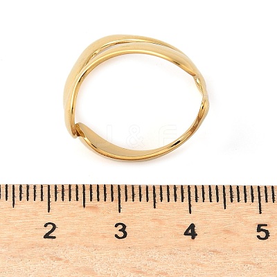 304 Stainless Steel Open Cuff Rings for Women RJEW-U060-01K-G-1