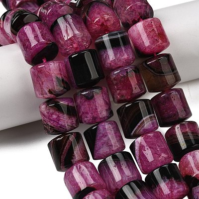 Natural Agate Beads Strands G-F820-P01-01G-1