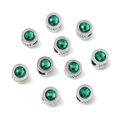 Alloy Acrylic European Beads FIND-YWC0011-04E-1