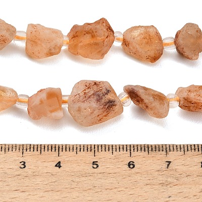 Raw Rough Heated Natural Citrine Beads Strands GG-CBA0B77-A11-01-1