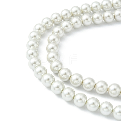 Eco-Friendly Dyed Glass Pearl Round Beads Strands X-HY-A002-10mm-RB009-1