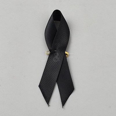 Awareness Ribbon Nylon Lapel Pin Backs for Backpack Clothes JEWB-WH0021-175B-1