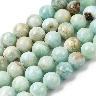 Natural Hemimorphite Beads Strands G-D352-A01-9mm-1