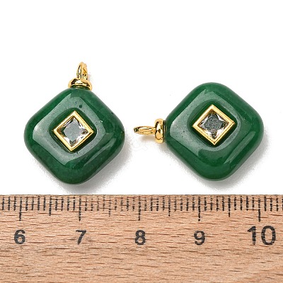 Dyed Natural Malaysia Jade Pendants GG-CBAA798-03G-04-1