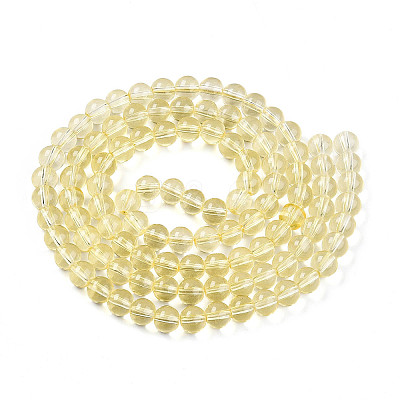 Baking Paint Transparent Glass Beads X1-DGLA-N006-8mm-03-1
