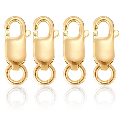 4Pcs 1/20 14K Gold Filled Lobster Claw Clasps FIND-SC0020-13A-1
