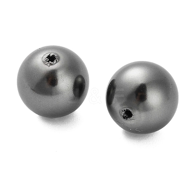 Baking Paint Pearlized Glass Pearl Round Beads HY-Q001-02B-05-1