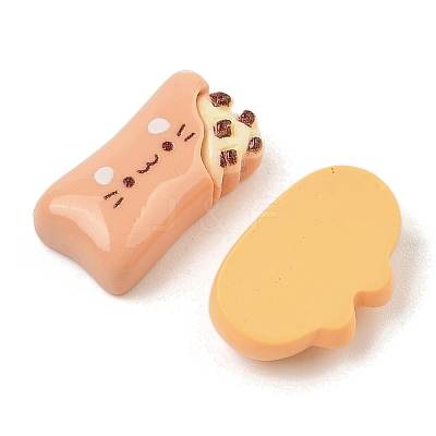 Opaque Cartoon Resin Cabochons CRES-R456-11A-1