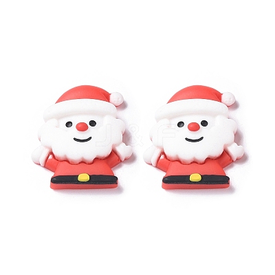 Christmas Theme Opaque Resin Cabochons LS-RESI-F042-01D-1