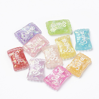 Opaque Resin Cabochons X-CRES-S304-34-1