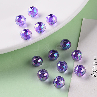 Transparent Acrylic Beads LS-MACR-S370-B8mm-747-1