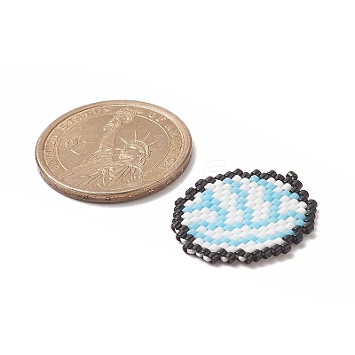 Handmade Loom Pattern MIYUKI Seed Beads PALLOY-MZ00066-06-1