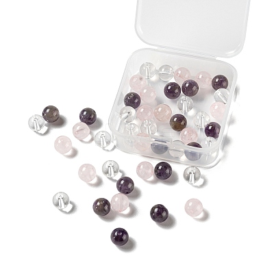 45Pcs 3 Style Natural & Synthetic Gemstone Beads G-FS0001-37-1