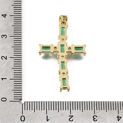 Easter Brass Pave Cubic Zirconia Pendants CU-E002-01E-G05-1