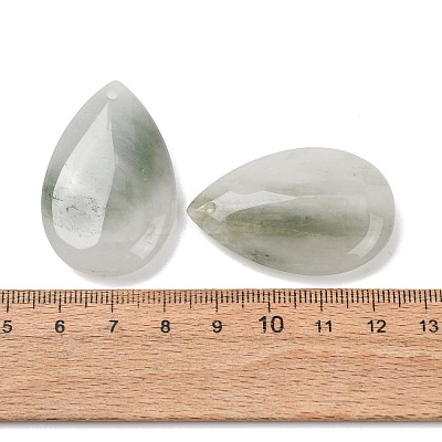 Natural Tianshan Cui Quartzite Jade Pendants GG-CBA04F4-03B-1