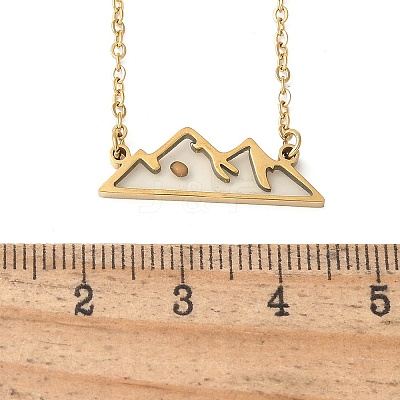 304 Stainless Steel Mustard Seed Faith Pendant Necklaces NJEW-Z063-04G-01-1