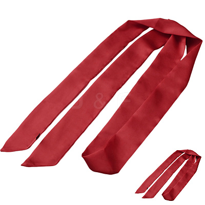 Long Polyester Silk Scarf for Women Girls AJEW-WH20042-77D-1