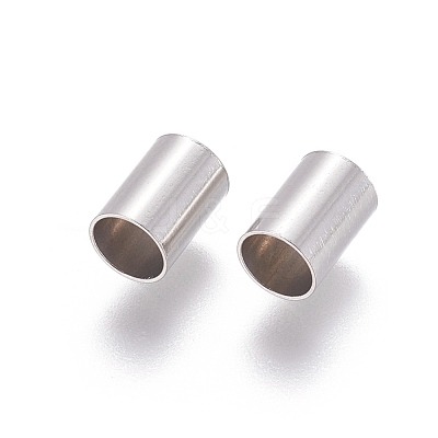 Tarnish Resistant 304 Stainless Steel Tube Beads STAS-F205-03P-B-1