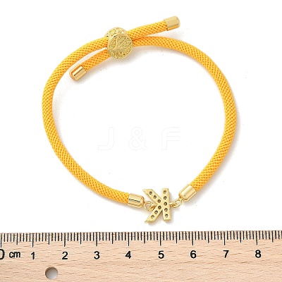 Adjustable Nylon Cord Bracelets X-BJEW-C096-01G-11-1
