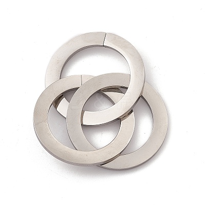 Non-Tarnish 304 Stainless Steel Linking Rings STAS-G297-01P-1