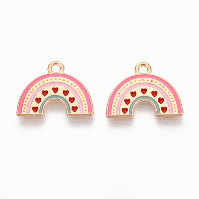 Alloy Enamel Pendants X-ENAM-T022-30-1