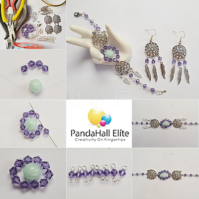 Tibetan Style Alloy Chandelier Components Links and Pendants TIBE-PH0004-47AS-1