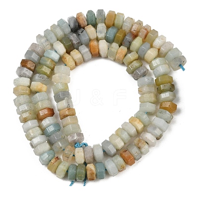 Natural Flower Amazonite Beads Strands LS-G-G317-A30-3X6MM-1