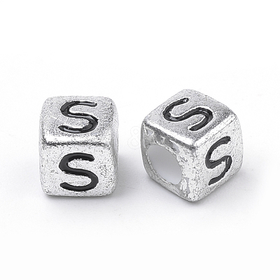 Plated Acrylic Beads PB43C9308-S-1