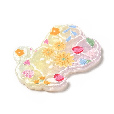 Printed Opaque Acrylic Pendants SACR-G031-01D-1