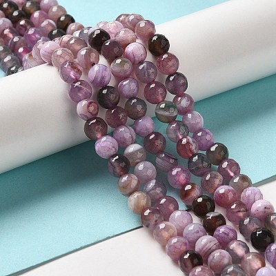 Natural Agate Beads Strands G-G079-A03-03-1