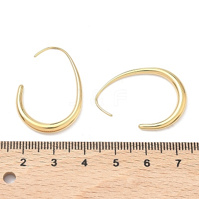 304 Stainless Steel Teardrop Dangle Earrings EJEW-Z158-01G-1